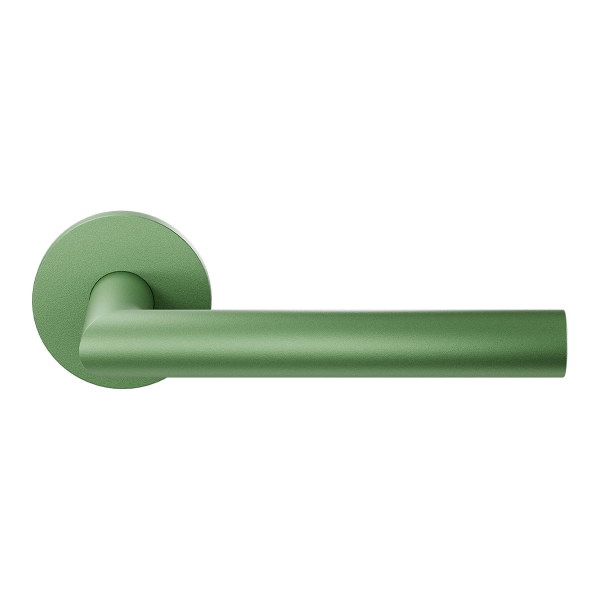 GPF115E door handle on rose