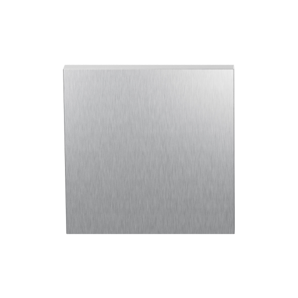 GPF199E blind rose 53x53x6,5 mm satin stainless steel