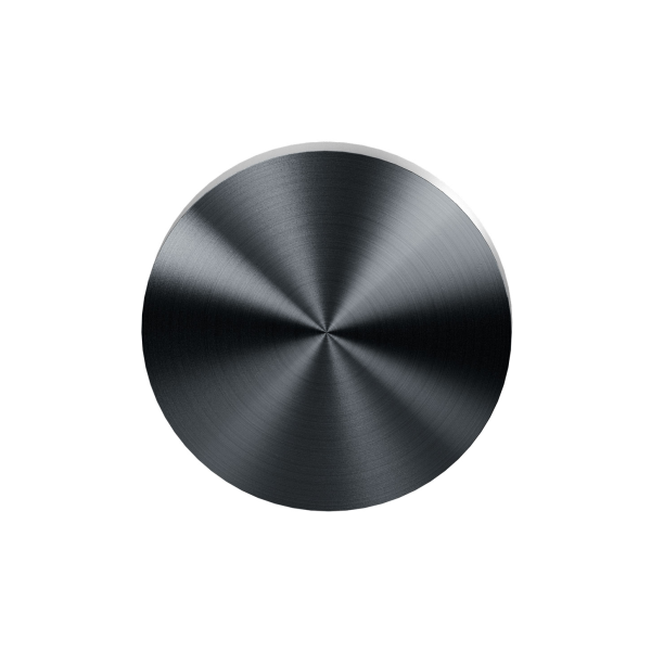 GPF199E blind rose 53x6mm PVD anthracite