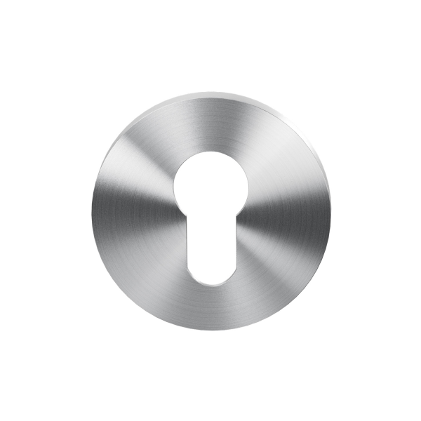 GPF199E cylinder rose 53x6mm satin stainless steel