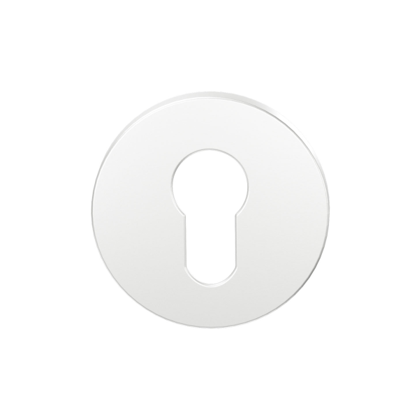 GPF199E cylinder rose 53x6mm white uniform