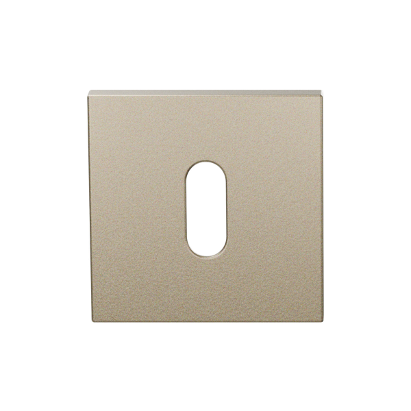 GPF199E keyhole escutcheon 53x53x6,5 mm Champagne blend