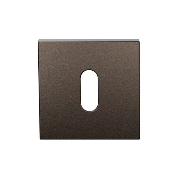 GPF199E keyhole escutcheon 53x53x6,5 mm Dark blend