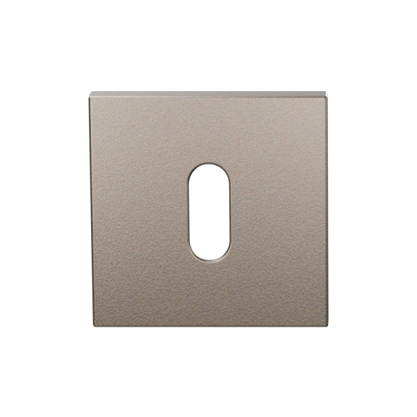 GPF199E keyhole escutcheon 53x53x6,5 mm Mocca blend