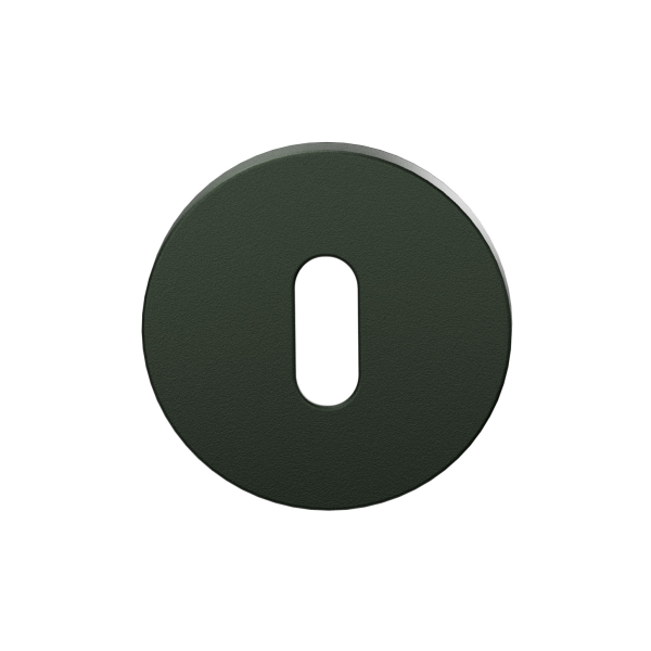 GPF199E keyhole escutcheon 53x6mm Moss