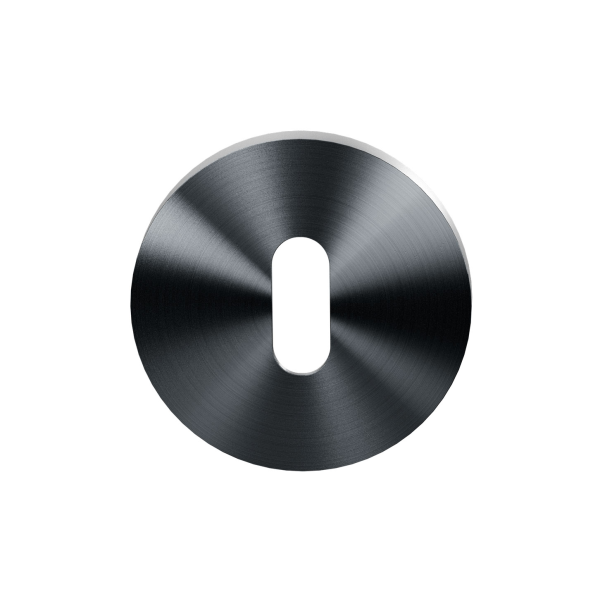 GPF199E keyhole escutcheon 53x6mm PVD anthracite