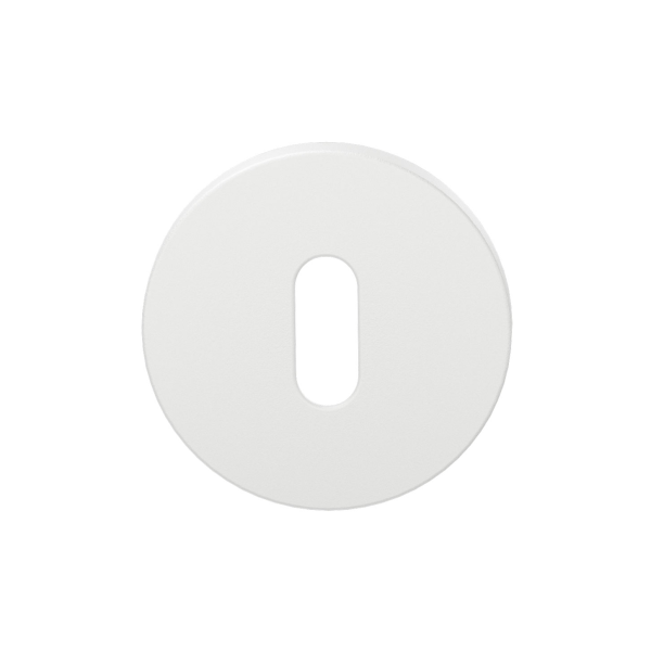 GPF199E keyhole escutcheon 53x6mm white