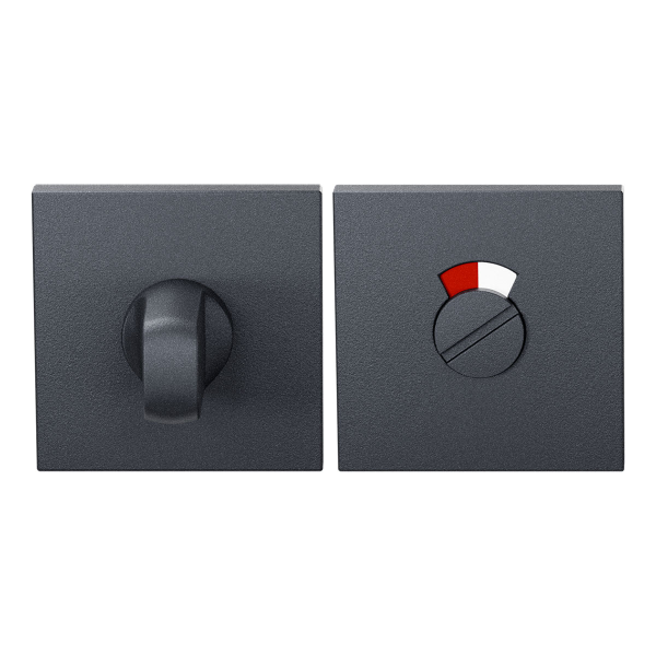 GPF199E Turn and Release set 53x53x6,5 mm anthracite structure