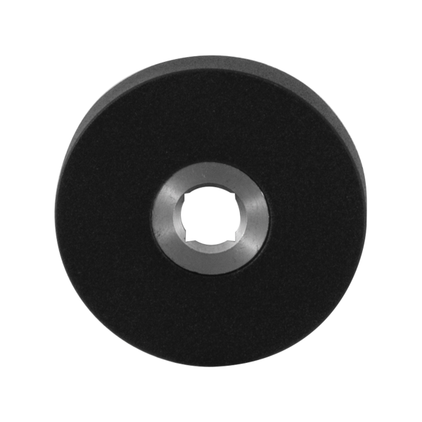 GPF8100.00L/R zwart ronde rozet 50x8mm