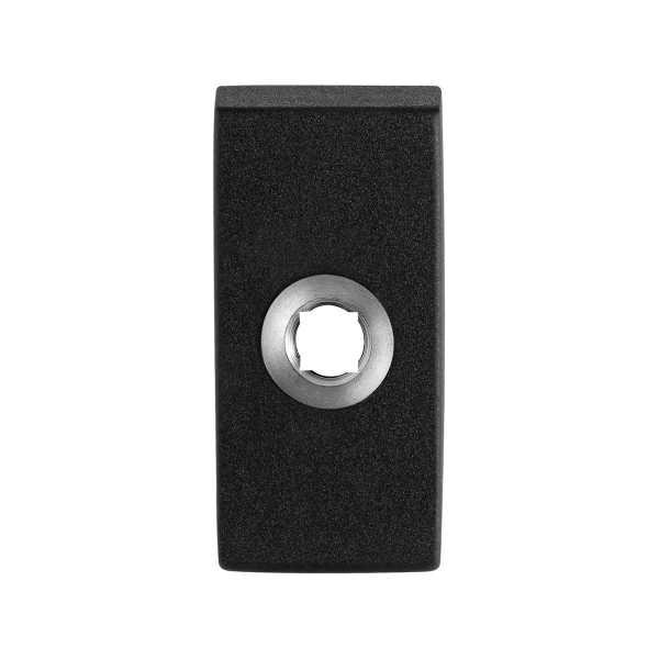 GPF8100.01 zwart RH-rozet 70x32x10mm