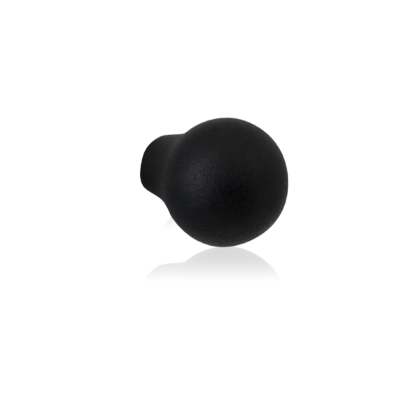 GPF8500 zwart meubelknop rond