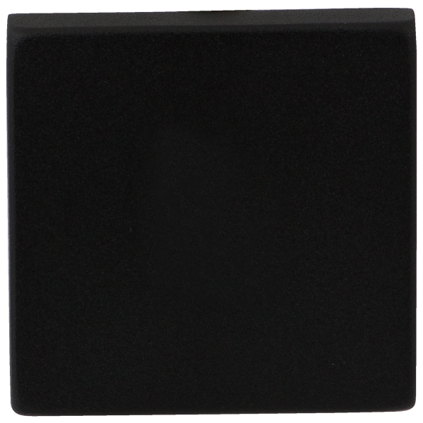 GPF8900.02 zwart bl. vierk.rozet 50x50x8