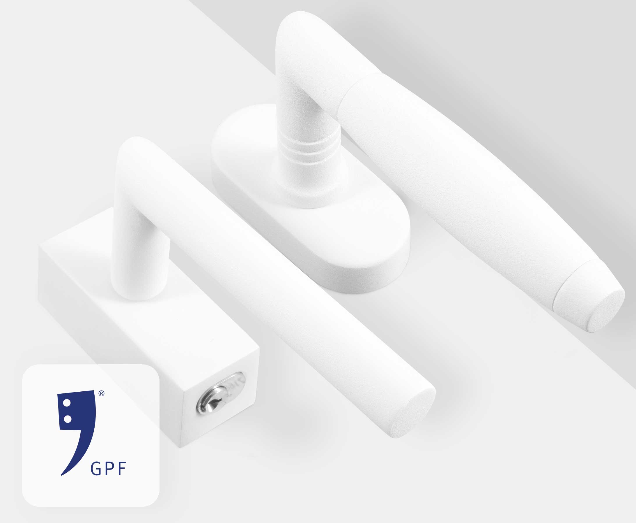 Turn and tilt fittings in white