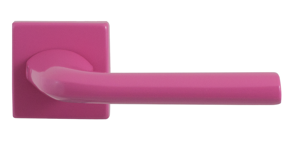 GPF pink door handle on rose
