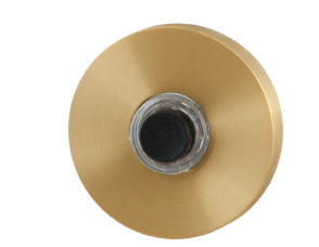 GPF doorbells in PVD satin brass