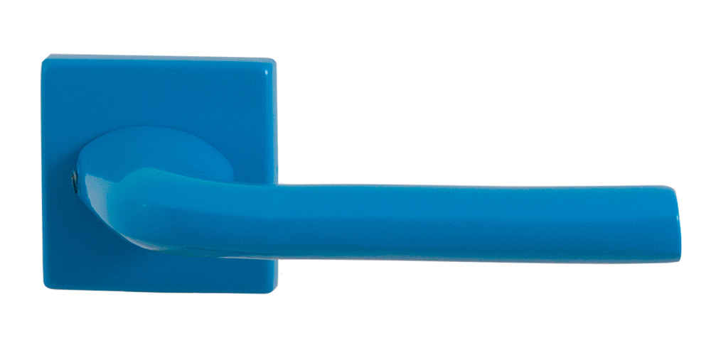 GPF Combivari blue door handle on rose