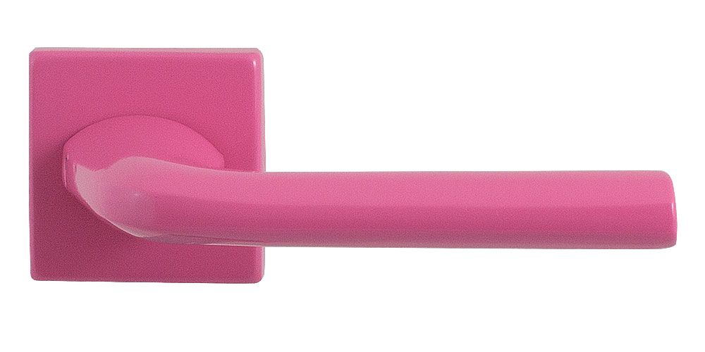 GPF pink door handle on rose